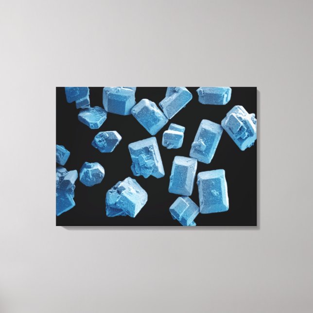 Toile cristaux de sel (NaCl) (Recto)