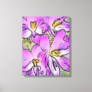 TOILE CROCUSES
