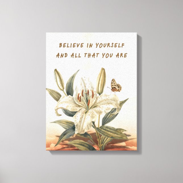 Toile Crois En Toi-Même (Recto)