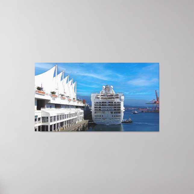 Toile Croisière Grand Princesse, Impressionnisme Style I (Recto)
