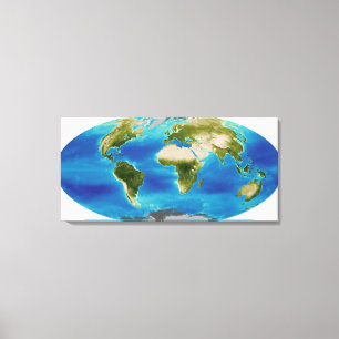 Toile Croissance de plantes moyenne de la terre