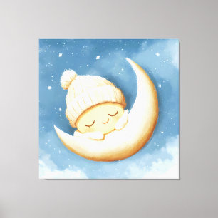 Toile Croissant de Lune Tricoté Cosy