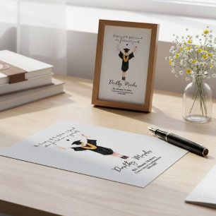 Toile Croyez en Votre Diplôme de Promotion Nom Conceptio