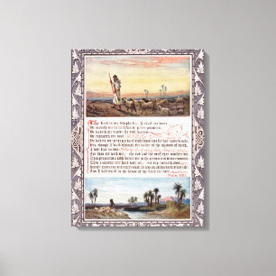 Toile Cru du psaume 23