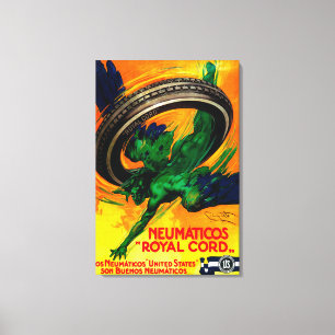 Toile Cru royal PosterEurope de corde de Neumaticos