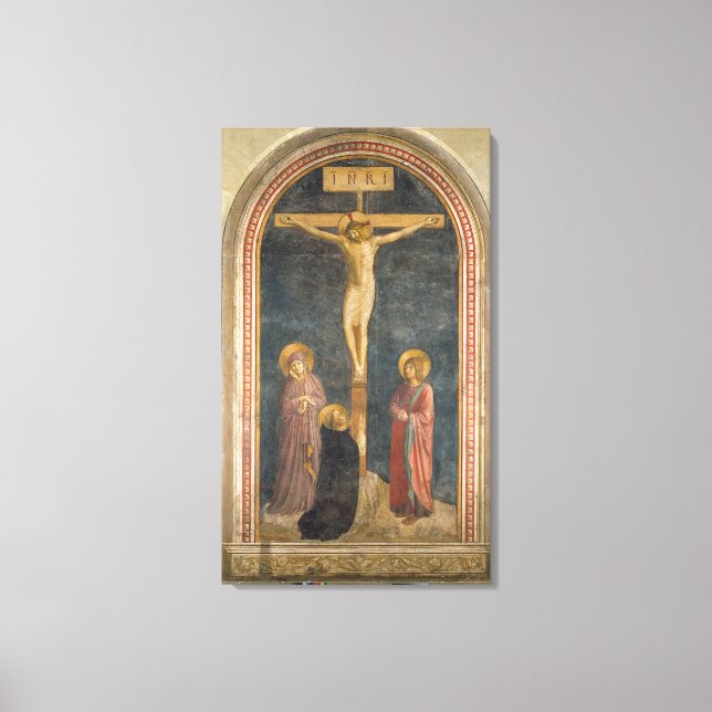 Toile Crucifixion avec la Vierge, SS. John the Evangeli (Recto)