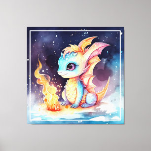 Toile Crystalized Cute Baby Dragon-68799