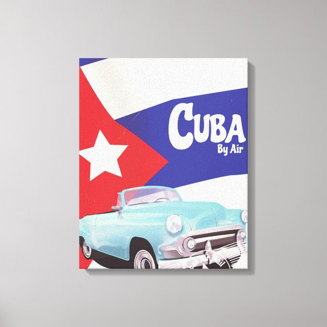 Toile Cuba par avion (Recto)