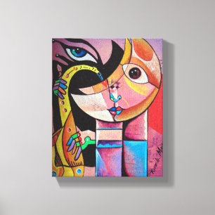 Toile Cubism Surrealism Musician Portrait
