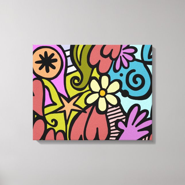 Toile Cubisme Abstrait moderne (Recto)