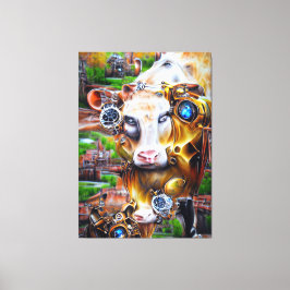 Toile Cyber-vache vapeur