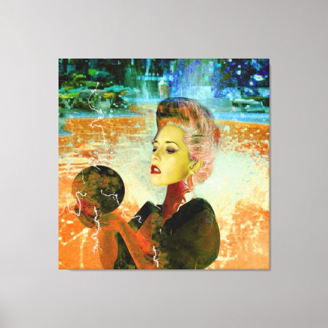 Toile Cyborg électrique (Recto)