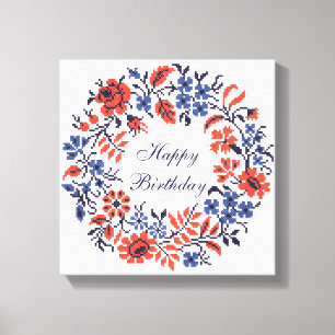 Toile Cycle des fleurs