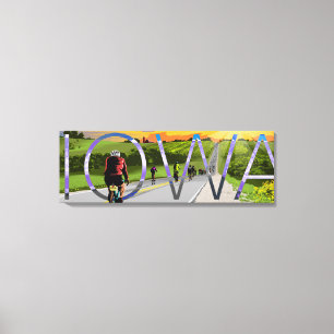 Toile Cyclisme en Iowa Canvas Art