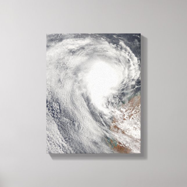Toile Cyclone tropical Melanie au large de l'Australie (Recto)