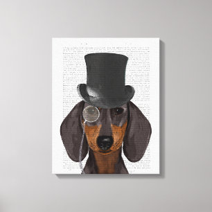 Toile Dachshund, Hound et Casquette