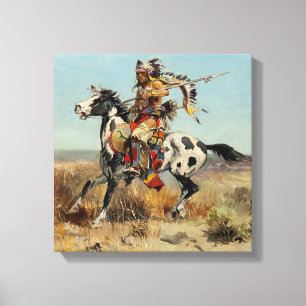 Toile « Dakota Chief » par Charles M. Russell