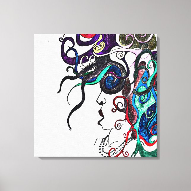 Toile Dame de vie (Recto)