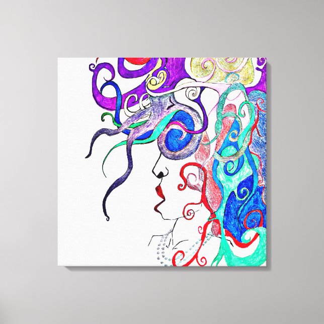 Toile Dame de vie (Recto)