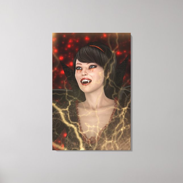 Toile Dame Vampire (Recto)