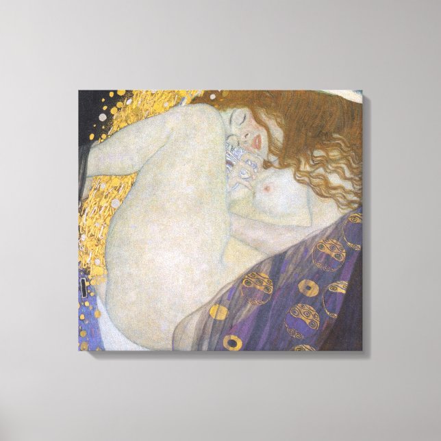 Toile Danae par Gustav Klimt (Recto)