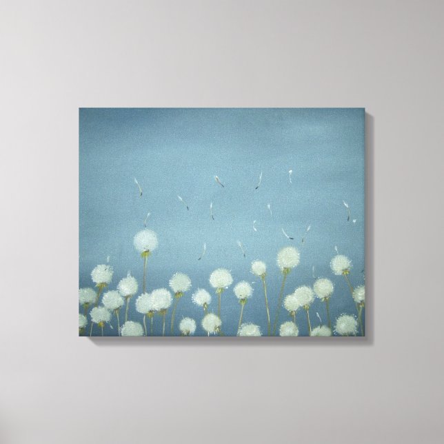 Toile Dandelions Aller Aux Graines - Mur Suspendu! ! ! (Recto)