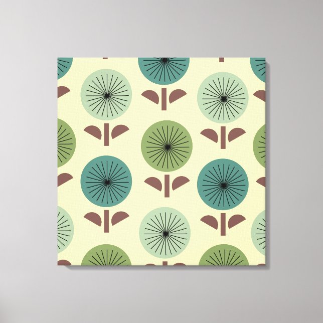 Toile Dandelions atomiques (Recto)