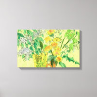 Dandelions Cerisier Cerisier Fleurs d'été Art Flor