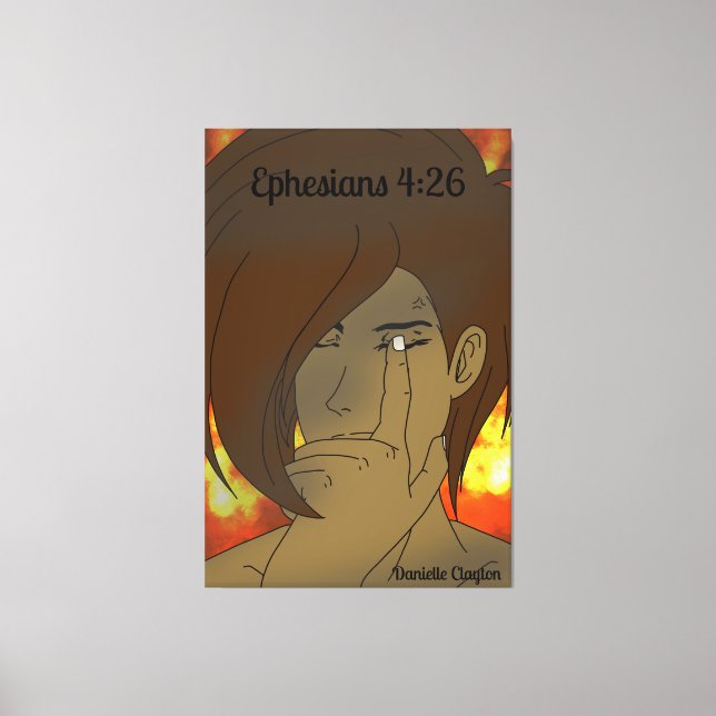 Toile Dans la chaleur du moment (Recto)