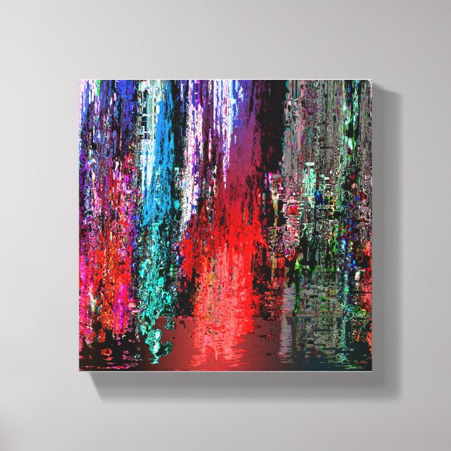 Toile Dans la pluie (Recto)