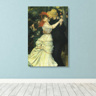 Toile Danse à Bougival par Pierre Renoir, Art ancien