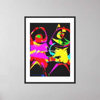 Toile Danse Abstrait