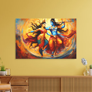 Toile Danse cosmique