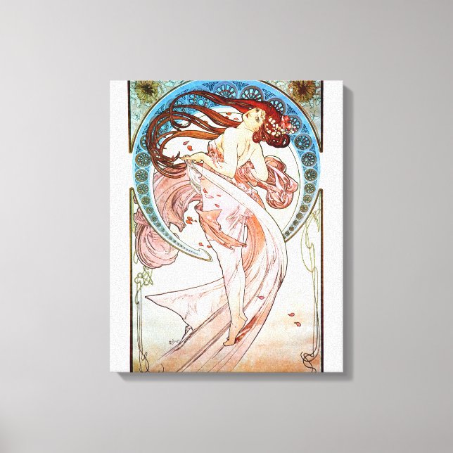 Toile Danse d'Alphonse Mucha (Recto)