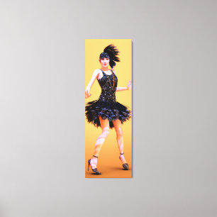 Toile Danse Flapper Vintage