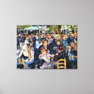 Toile Danser au Moulin de la Galette Renoir Art nouveau