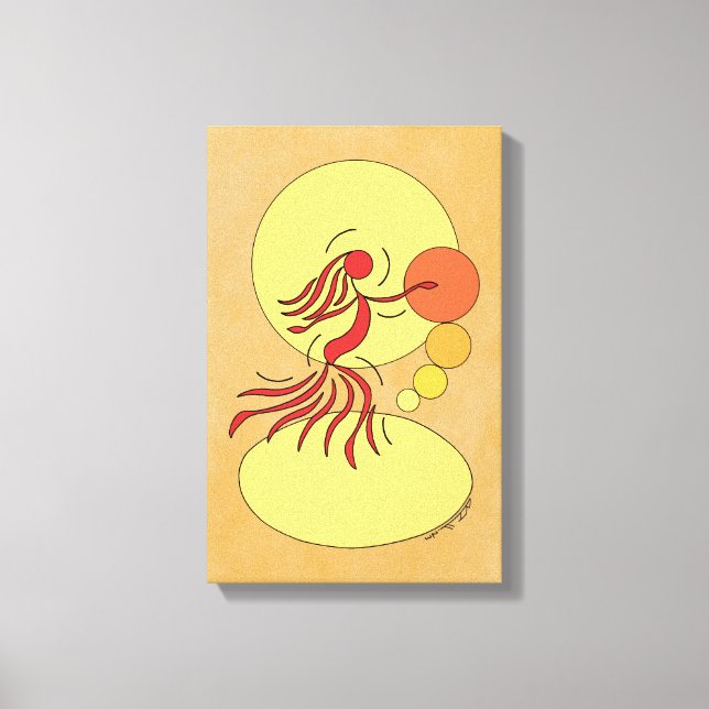 Toile Danseur Abstrait (Recto)