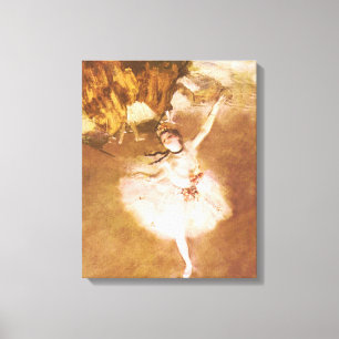 Toile Danseur de ballet Diplôme de la peinture étoile