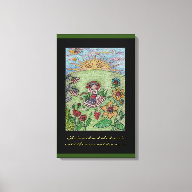 Toile Danseurs ukrainiens Art populaire (Recto)