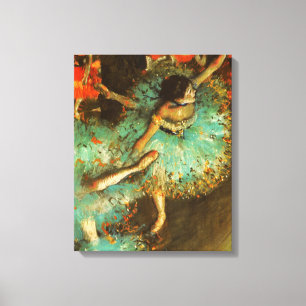 Toile Danseuse de ballet Danseuse verte Danseuse Degas P