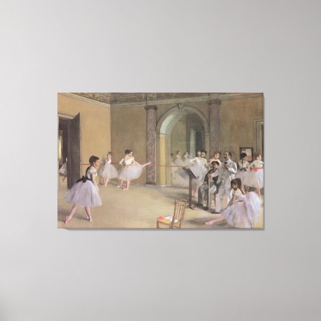 Toile Danseuses dans le Foyer de l'Opéra par Edgar Degas (Recto)