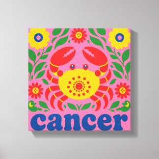 Toile d'araignée Cancer – Impression sur toile – C