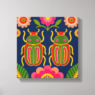 Toile d'araignée colorée - Impression sur toile – 