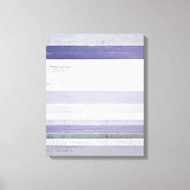 Toile d'art Abstrait 'Grape' violet et gris Imprim (Recto)