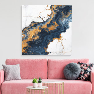 Toile d'art mural abstrait – Minimaliste moderne