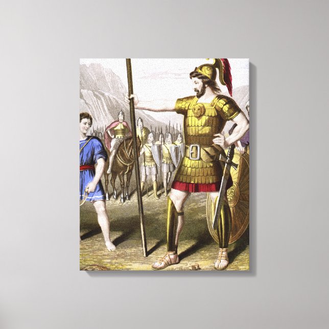Toile David et Goliath (Recto)