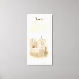 Toile David Old City Jérusalem Israël Peinture artistiqu