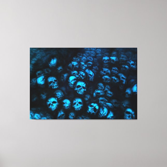 Toile de Blue Skull (Recto)