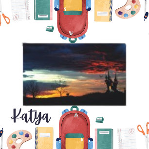 Toile de canapé effrayant de château hantée Imprim