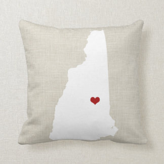 Toile de Faux de coussin d'état du New Hampshire